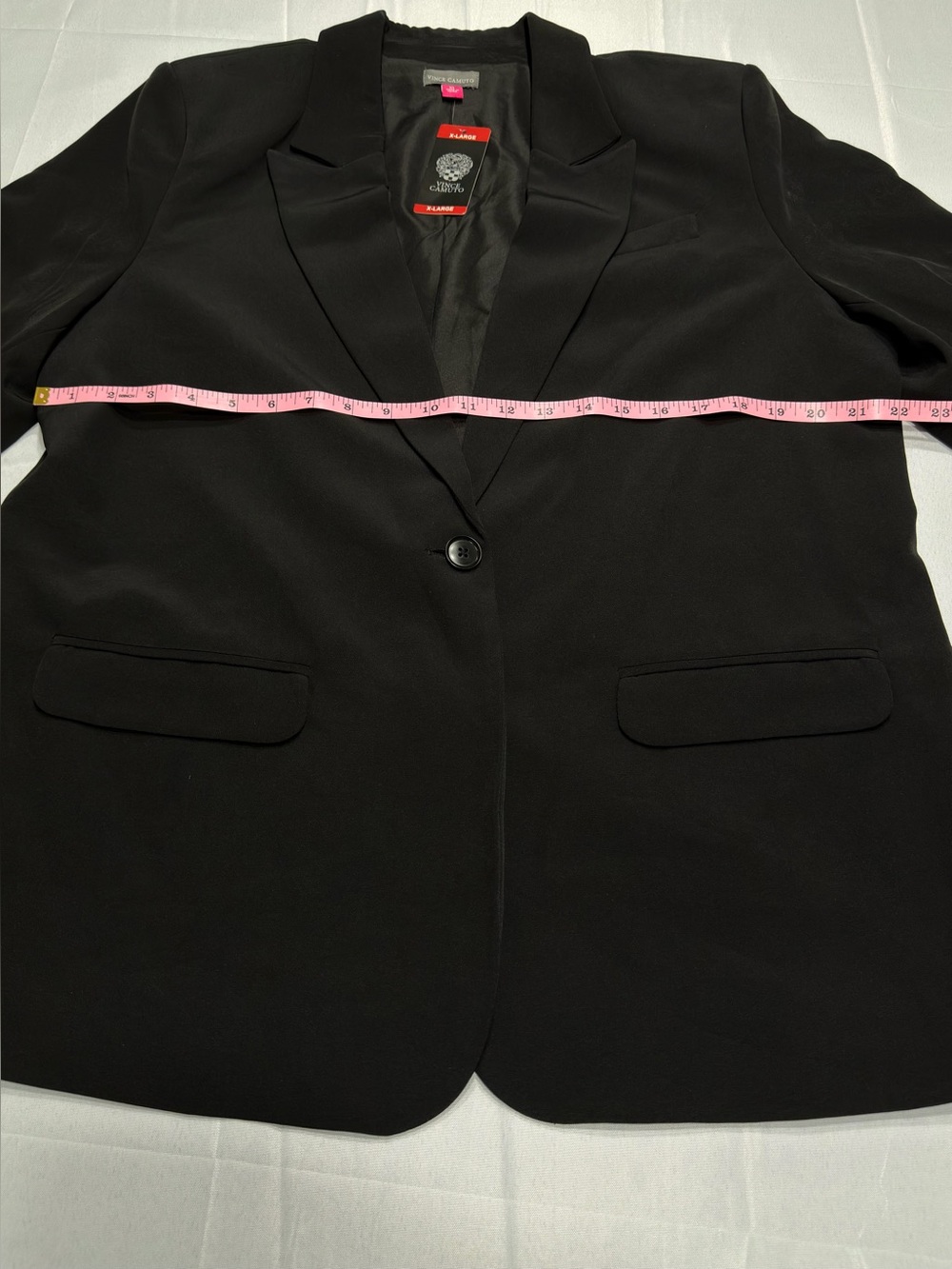 NWT Vince Camuto Black One Button Blazer Women’s XL Stretch Career Jacket - Picture 8 of 9